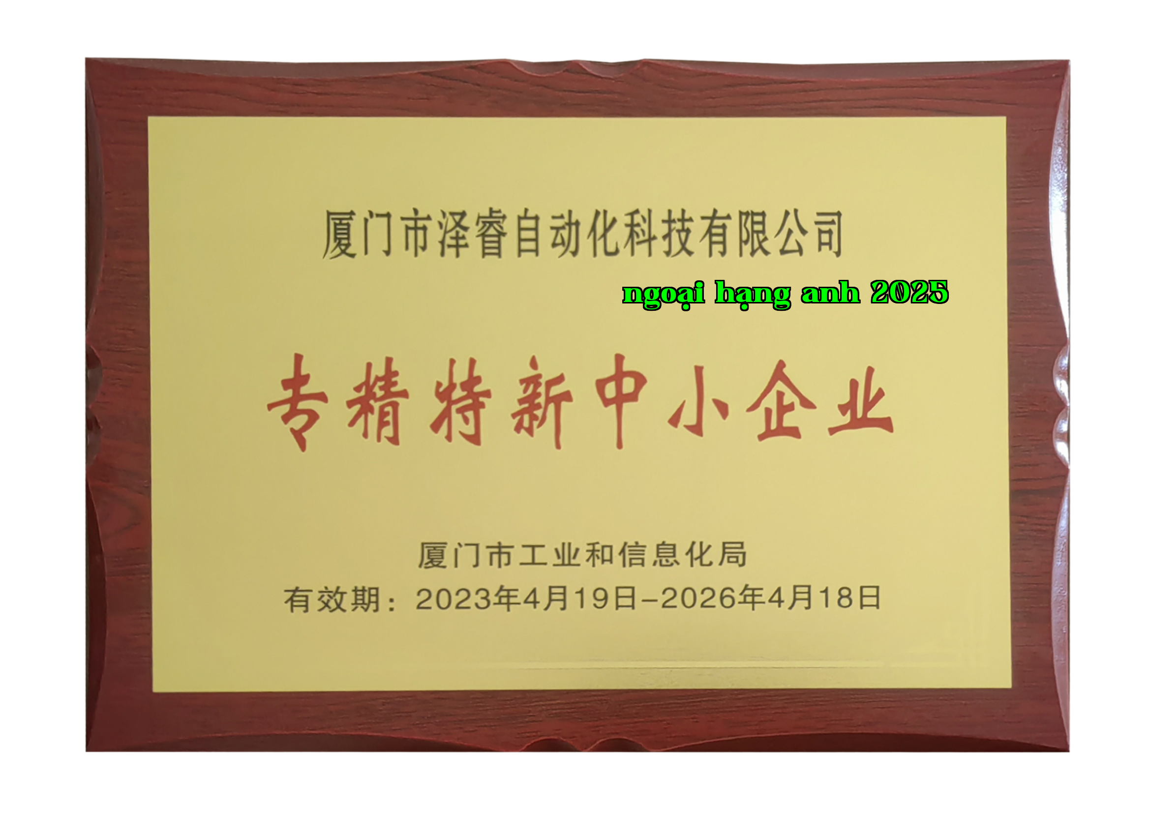 Doanh nghiệp vừa và nhỏ chuyên nghiệp, tinh hoa, chuyên môn cao